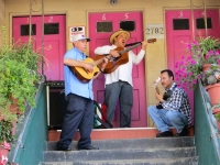 Local Musicians in their Doorway